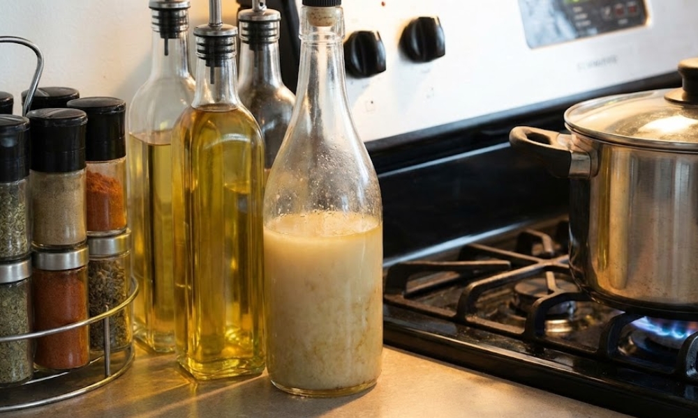 Čuvanje ulja i začina na toplom mestu