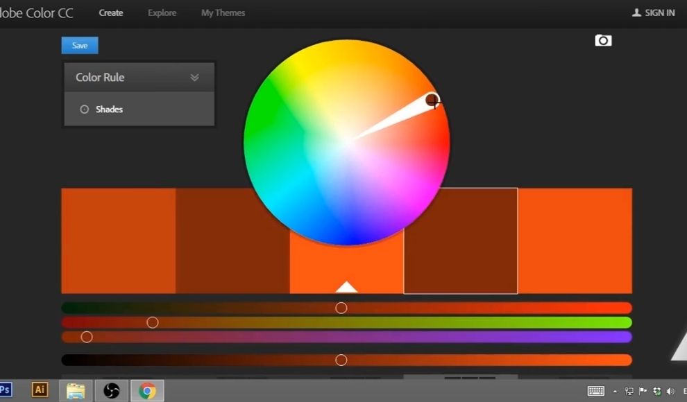 Digitalni alat za izbor i kombinovanje boja u brend identitetu