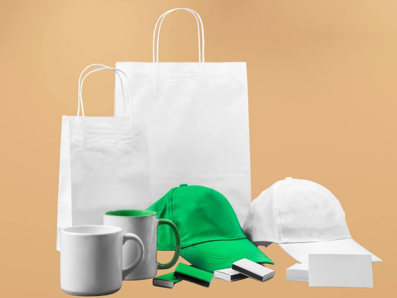 reklamni proizvod na narandžastoj pozadini