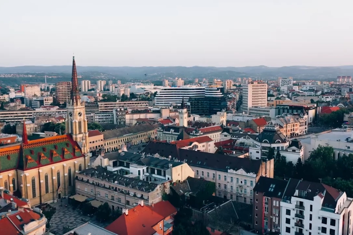 novi sad snimljen iz drona